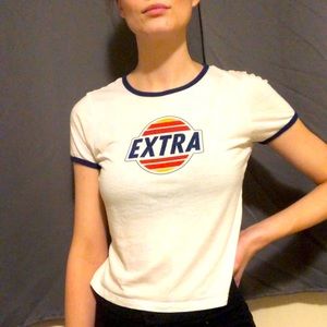 Extra Graphic Crop Top